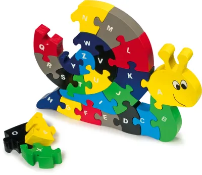 Produktbild von Legler Steckpuzzle ABC Schnecke - small foot