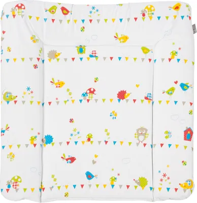 Produktbild von roba Wickelauflage 'Waldhochzeit', 75x73cm, weiche Wickelunterlage, Folie