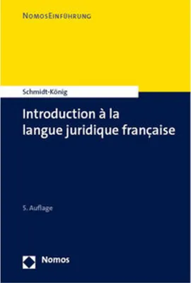 Obrázek produktu pro Introduction à la langue juridique française
