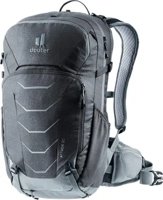 Produktbild von Deuter Attack 20 Fahrradrucksack - Rückenprotektor, 20L, graphite