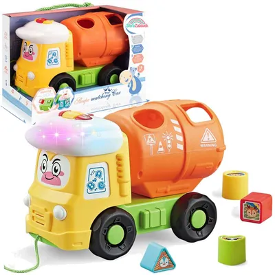 Produktbild von Lernspielzeug Betonmischer, Formensortierer Auto mit Licht & Sound für Kleinkinder