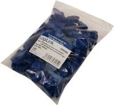 Produktbild von LogiLink MP0008, Kabelschuh, Blau, RJ-45, 100 Stück(e)