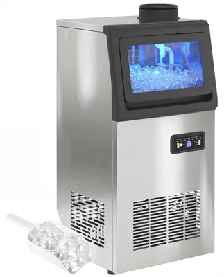 Obrázek produktu pro HOMCOM Komerční výrobník ledu 36 kg/24 h, s funkcí samočištění, pro bary