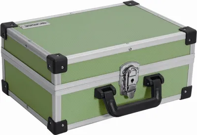 Image de IRONSIDE 191008 Mallette à outils en aluminium vert 330x230x150mm