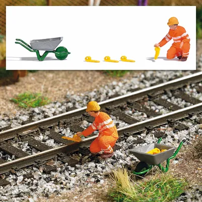 Produktbild von Busch A-Set: Hemmschuhleger H0 7819
