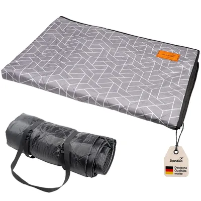 Produktbild von Skandika Zeltteppich Bredal 310 x 450 cm | Outdoor Teppich mit Softtouch- Polyester, wetterfest & wasserdicht, mit Tragegurt | Picknickdecke