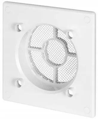 Productafbeelding van Awenta RWO125 ventilatierooster, afdekplaat, wit, vierkant