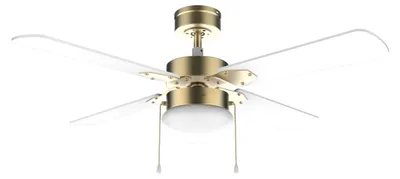 Produktbild von Cecotec EnergySilence Aero 450 GoldWhite, Haushalts-Lamellenlüfter, Weiß, Gold, Zimmerdecke, 25 m², 106 cm, AC