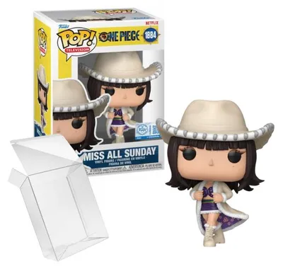 Produktbild von Funko Pop! Television: Netflix One Piece - Miss All Sunday #1884 Funko Exclusive, KI-generiertes Bild