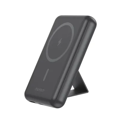 Produktbild von Powerbank 10000mAh Kabellos MagSafe USB-A USB-C Standfunktion Schwarz