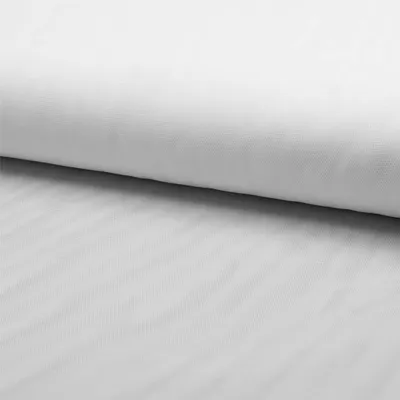 Soft-Tüll Kostümstoff Fasching Feintüll Dekostoff 1 x 1,5 m Meterware weiss
