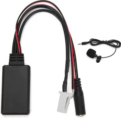 Image de Adaptateur d'entrée audio AUX Bluetooth, câblage microphone mains libres, adapté à la Suzuki Swift/Vitra/Jimni