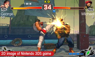 Produktbild von Nintendo Super Street Fighter IV 3D Edition, 3DS, Nintendo 3DS, Kampf, T (Jugendliche)
