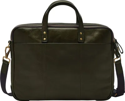 Produktbild von FOSSIL Henkeltasche Laptoptasche mit Laptopfach Haskell Double Briefbag Dark Loden khaki