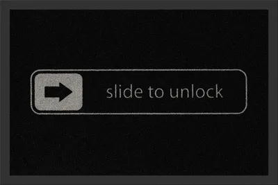 Produktbild von Slide to unlock, Fußmatte