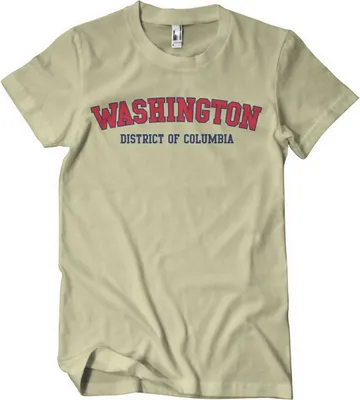 Imagen del producto de Camiseta de Washington, D.C. - Talla grande - Color caqui