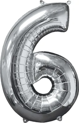 Produktbild von Amscan 3196001, Spielzeugballon, Folie, Silber, Anzahl, 43 cm, 5 Stück(e)