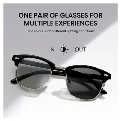 Produktbild von Photochromatische polarisierte Sonnenbrille für Herren und Damen mit UV-Schutz für Reisen und Outdoor