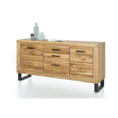Produktbild von Sideboard Kommode Klara Wildeiche geölt Teilmassiv NEU/OVP