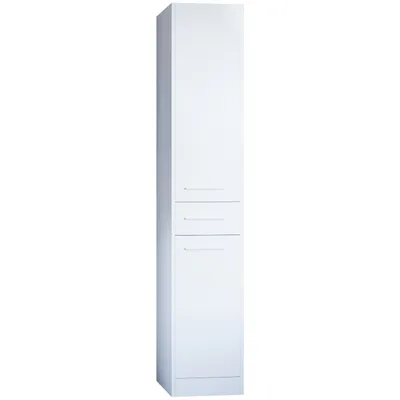Obrázek produktu pro Koupelnová skříňka vysoká SLIM SL1 bílý laminát