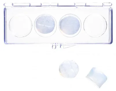 Produktbild von Best Sporting Schwimm-Ohrstöpsel aus transparentem Silikon, 4 St. in Etui