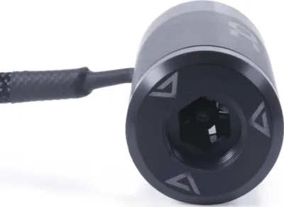 Produktbild von Alphacool 17558, Durchflussanzeiger, Acetal, Schwarz, 1/4", 58 mm, 25 mm