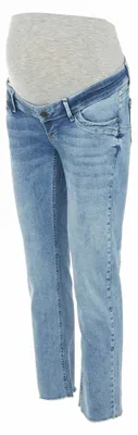 Produktbild von MAMALICIOUS Damen Mltrinity Cropped Slim A. Jeans, Light Blue Denim, 33 EU
