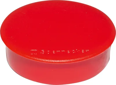 Produktbild von Magnet 4887 rund 38mm 2,5kg rot 10 Stück Packung mit 40 Stück