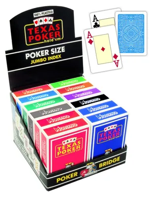 Image de Modiano - Jeu de cartes "Texas Poker 2 Jumbo Index", 3005468