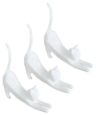 Produktbild von 1/2/3 Stück lebensechte Katzenskulptur, 3D-gedruckt, handgefertigt, künstliche Katzenfigur, Dekoration für Partys und Zuhause, Geschenk für Katzenliebhaber