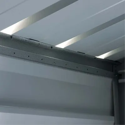 Produktbild von Yardmaster Metall-Gerätehaus "Heidelberg 65" anthrazit 2,33 m² ohne Bodenrahmen