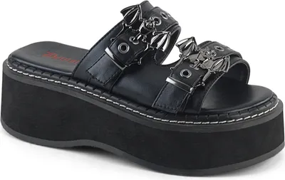 Produktbild von EMILY-100 Damen Sandale von DemoniaCult, Schwarz EU 36, US 6