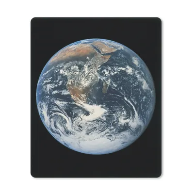 Produktbild von MuchoWow® Mauspad Mousepad Der Planet Erde vor einem dunklen Himmel 30x40 cm - Mousepads - Maus Mat - Pad - Mausunterlage - Mausmatten