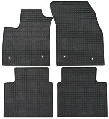 Produktbild von für Ford Focus ab 09/2018 Passform Fußmatten PETEX Gummimatten 4-teilig schwarz Allwettermatten Gummifußmatten
