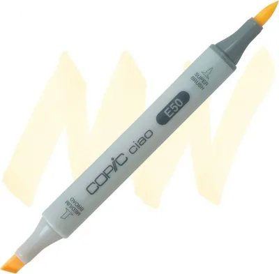 Immagine prodotto di COPIC Ciao Pennello e scalpello bifacciali, E50 Guscio d'uovo Ciao