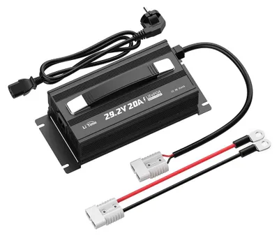 Obrázok produktu pre Acculader LiFePO4 29,2 V 20 A – Kompaktná a efektívna nabíjačka pre lítiové batérie