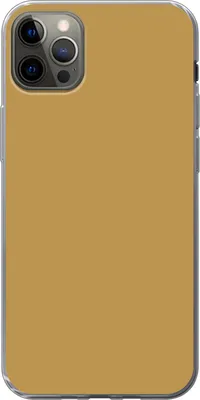 Produktbild von MuchoWow® Handyhülle Schutzhülle Hülle für Telefoonhoesje iPhone 13 Pro Max Ockergelb - Farbe - Herbst - Gelb - Fest - Farben Silikon Softcase Handy Hülle - Mobiltelefon