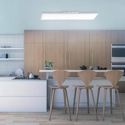 Produktbild von JUST LIGHT LED Deckenlampe Flat Fernbedienung, dimmbar, CCT Lichtwechsel weiß Wohnzimmer, Flur, Büro, Arbeitszimmer