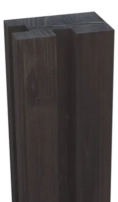 Produktbild von Eckpfosten Osmo für Schallschutzzaun Forsdal 10 x 14 x 220 cm zum Aufschrauben kesseldruckimprägniert grau