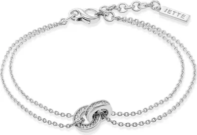 Produktbild von Jette - 88854357 - Armband - Damen - 925er Silber - rhodiniert poliert mit Zirkonia - 17cm