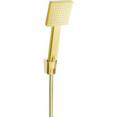 Produktbild von Mexen R-45 Kopfbrausegarnitur mit Regenbrause und Thermostatmischer, Gold - 785455052-50