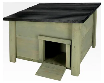 Produktbild von Igelhaus aus Holz für den Garten 38 x 38 cm