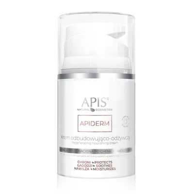 Zdjęcie produktu dla Apis - Apiderm - Krem do twarzy, odbudowująco-odżywczy na dzień po chemio- i radioterapii 50ml