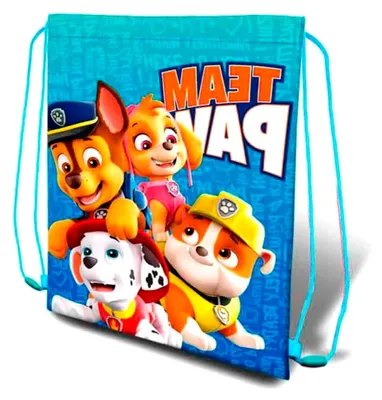 Produktbild von Turnbeutel von Paw Patrol mit Kordelzug, 40 x 30 cm, Bunt