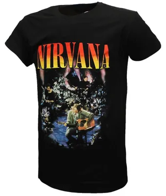 Produktbild von Nirvana Unplugged Live T-Shirt – offizielles Merchandise - L