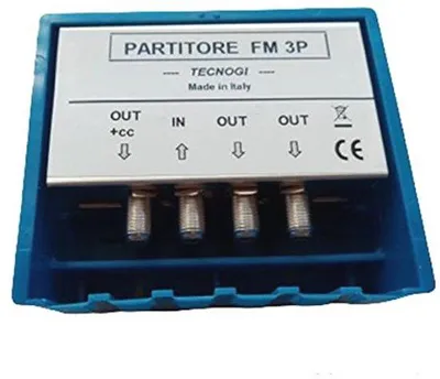 Productafbeelding van Terrestrische antennes 1 ingang/3 uitgangen voor 3 televisies