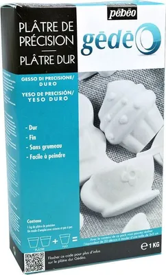 Obrázek produktu pro Tvrdá sádra na tvarování - 1 kg