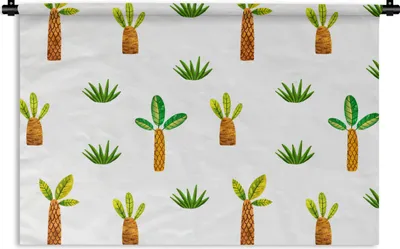 Produktbild von MuchoWow® Wandteppich Wandbehang Dschungel - Gras - Baum 60x40 cm Tapisserie Dekoration Wandtuch - Wanddekorationen