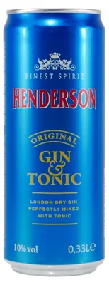 Produktbild von Henderson Original Gin & Tonic (12 x 0,33L) EINWEG
