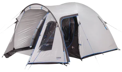 Produktbild von High Peak TESSIN 5.0 CLIMATE PROTECTION 80, Camping, Festrahmen, Kuppel-/Iglu-Zelt, 5 Person(en), 7,5 kg, Schwarz, Blau, Grau